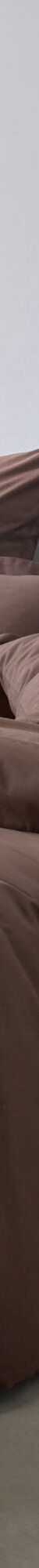 Linge de lit uni coton  (chocolat) Linge de lit uni coton  (chocolat)